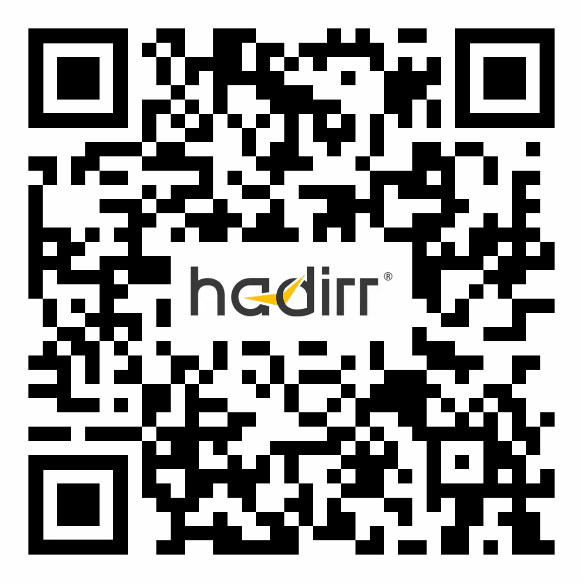 Download Hadirr App QR Code