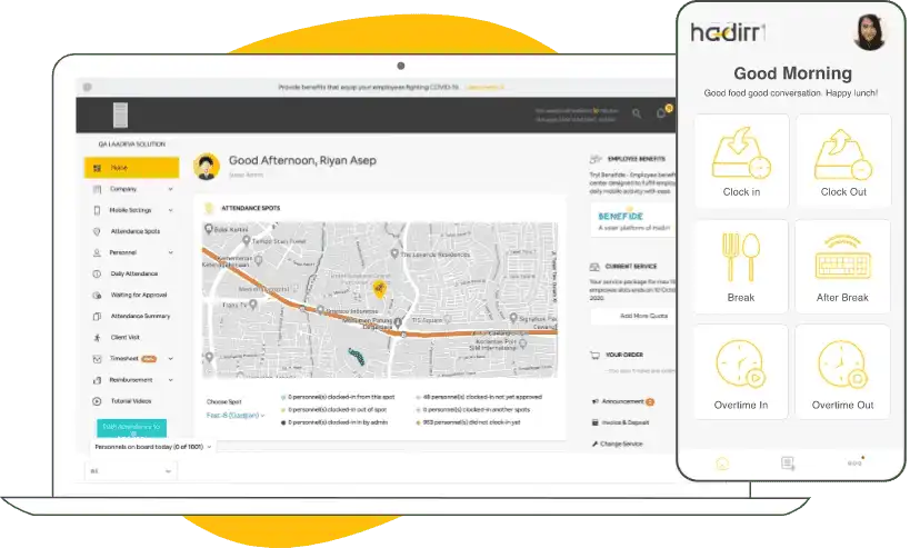 Portal dan Aplikasi Hadirr